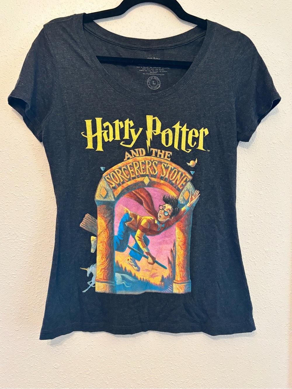 Harry Potter Short Sleeve Graphic Tee - Black Heathered L
0107S